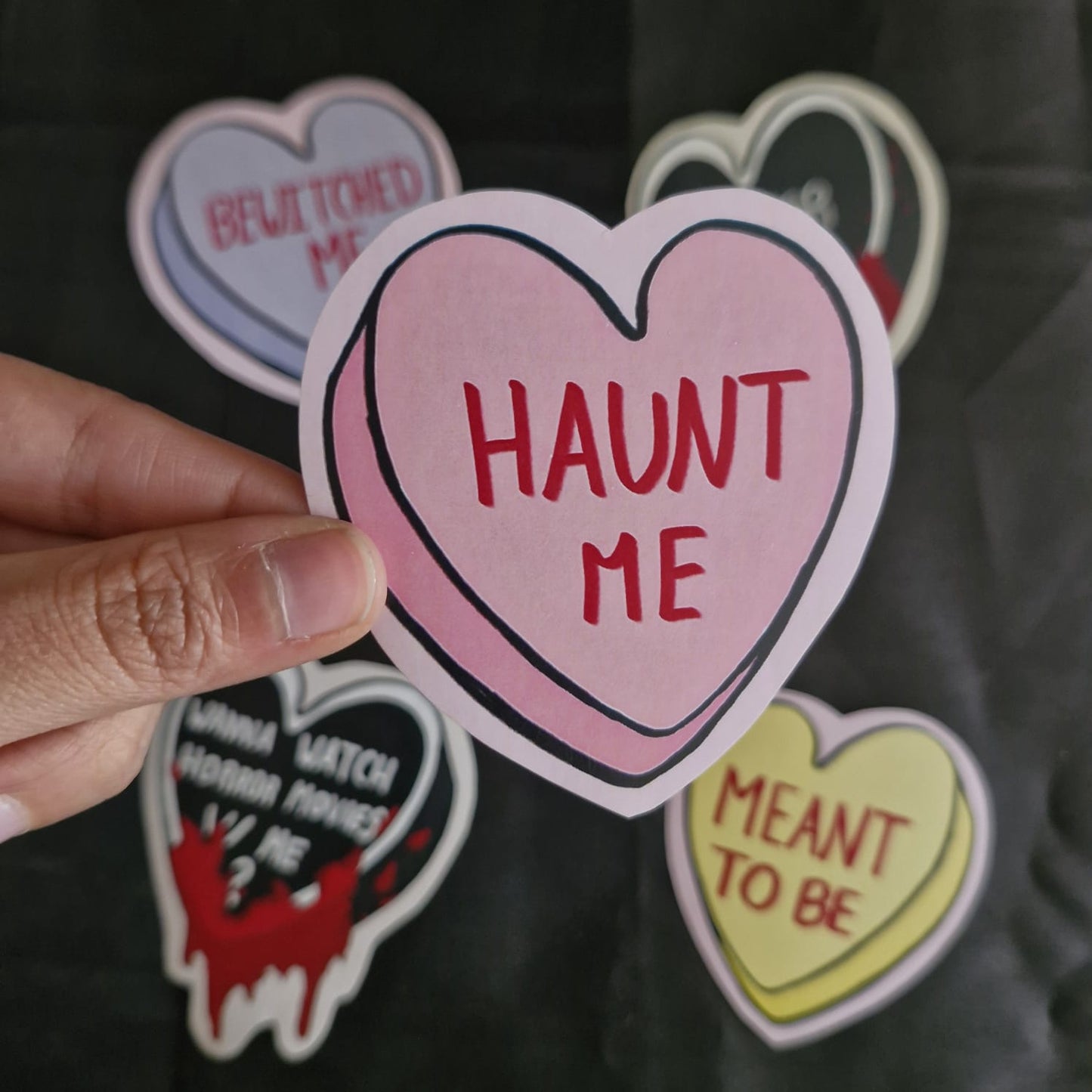 Goth Sweetheart Candies