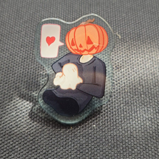 Pumpkin w/ Ghost Pin ORIGINAL Color