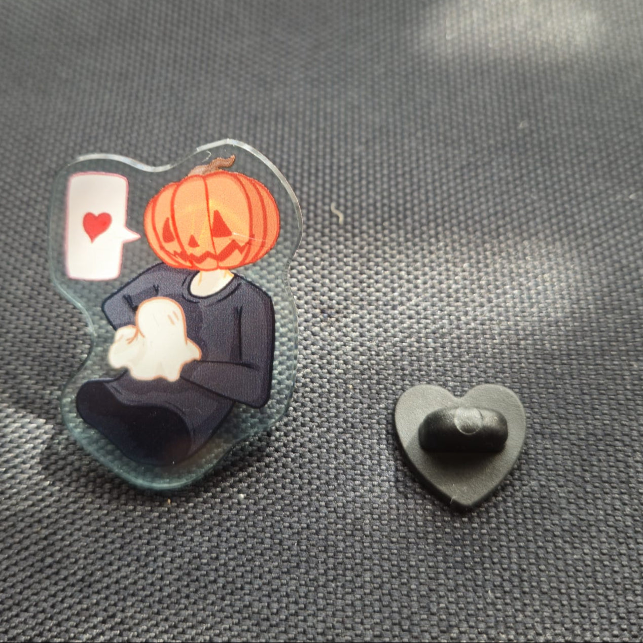 Pumpkin w/ Ghost Pin ORIGINAL Color