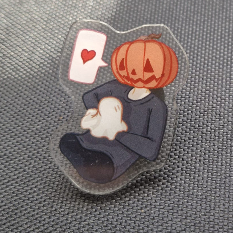 Pumpkin w/ Ghost Pin ORIGINAL