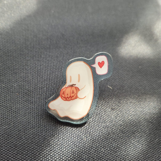 Ghost w/ Pumpkin Pin ORIGINAL Color