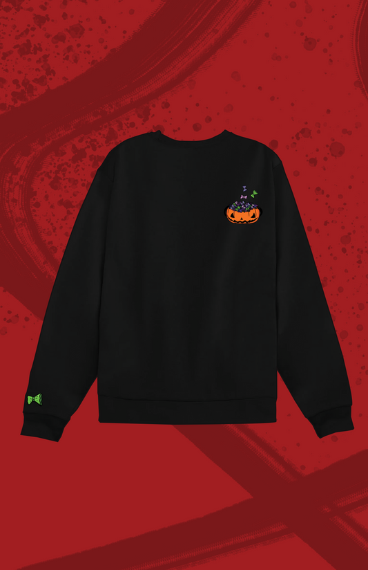 Ghost and Pumpkin Trick or Treat Sudadera