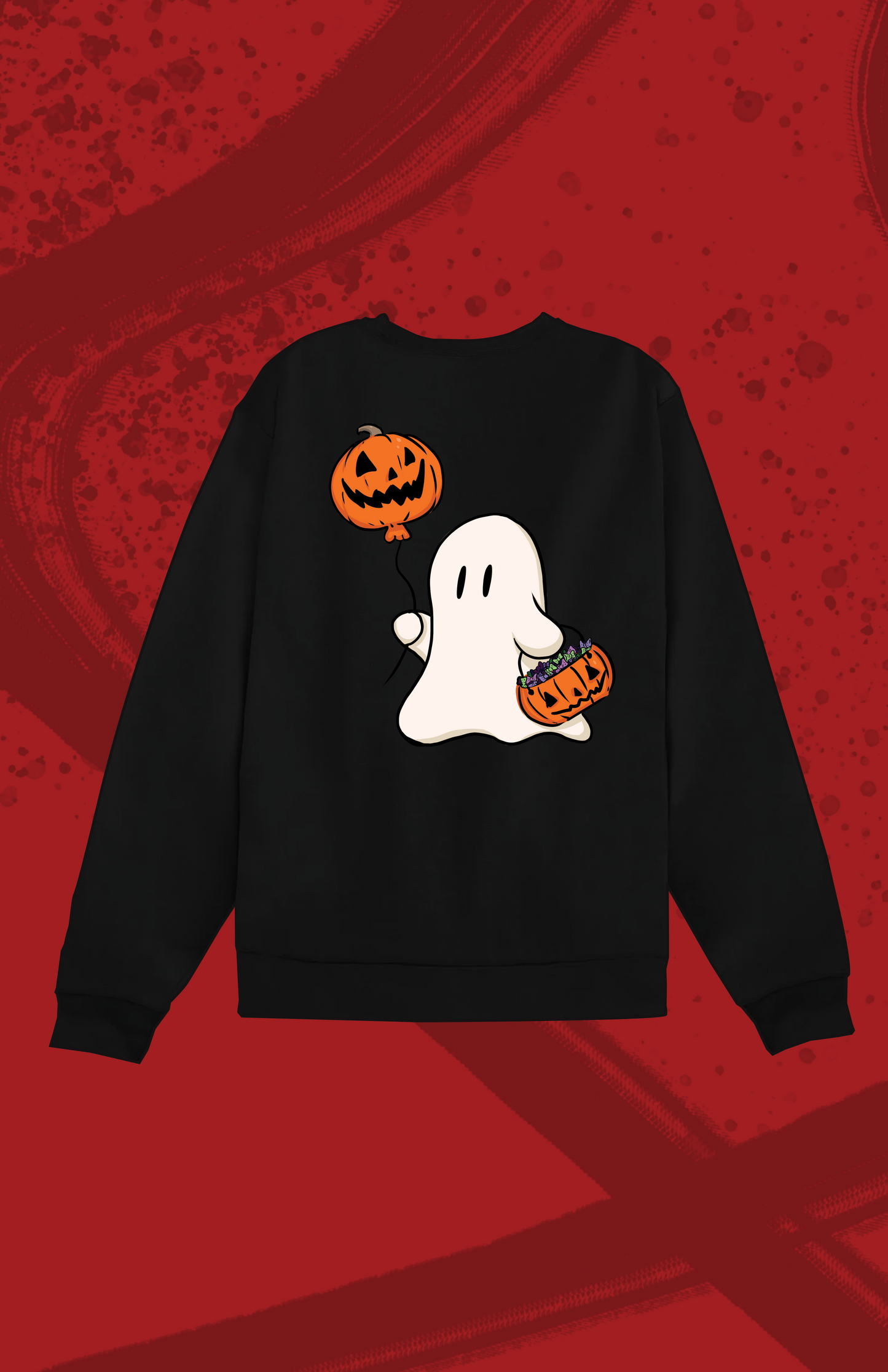 Ghost Trick or Treating Sudadera